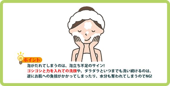 当院のおすすめ洗顔方法02