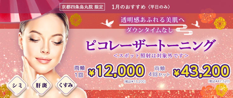 1月のキャンペーンのバナー