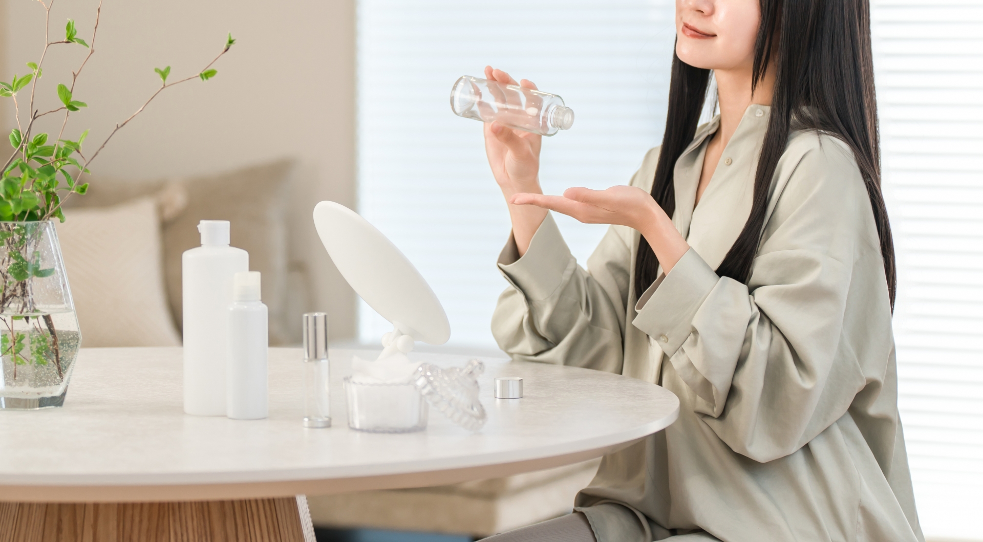 洗顔後すぐのステップ