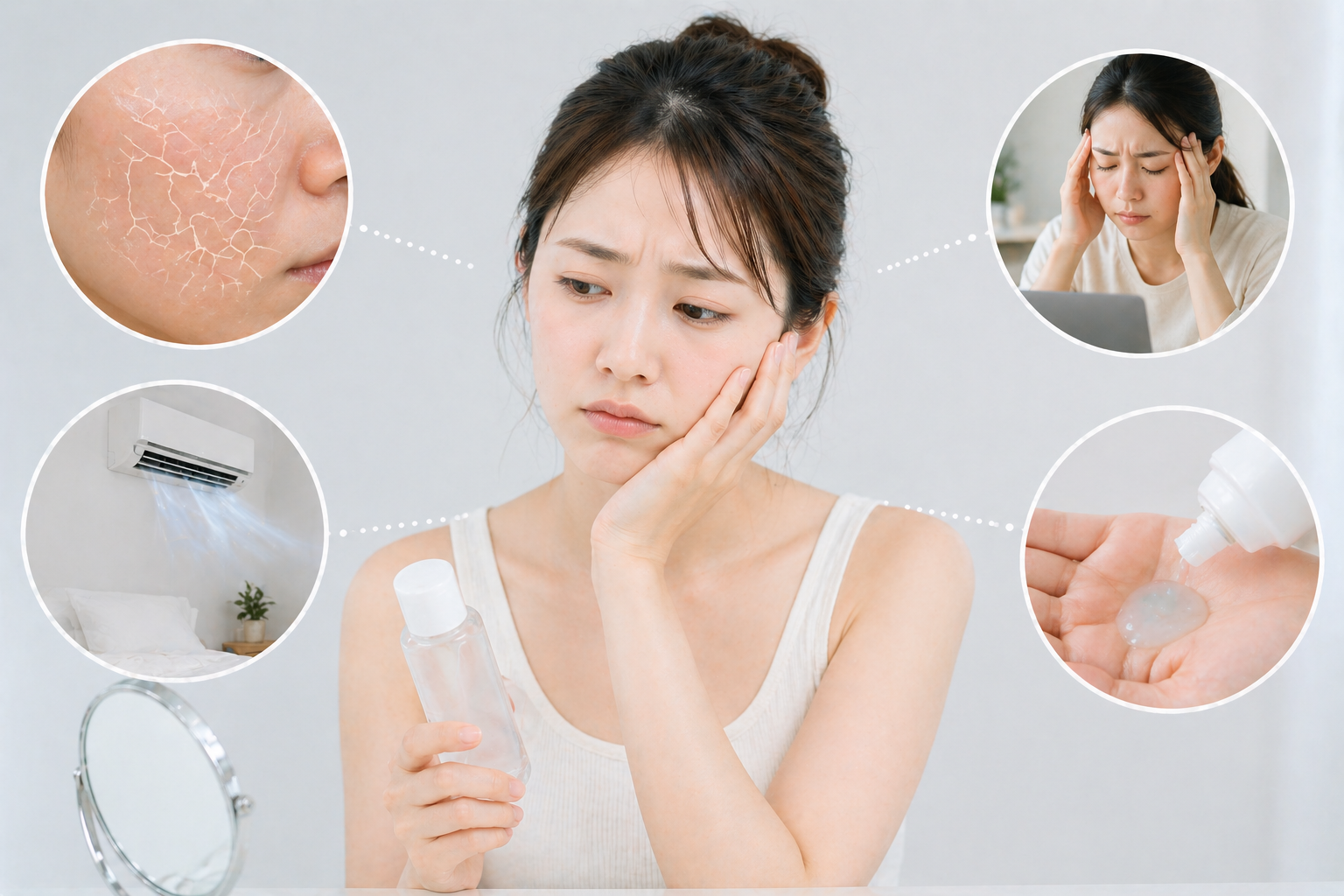 保湿液を使っても効果を感じない原因