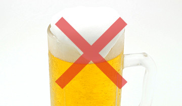 アルコールと一緒には服用しない